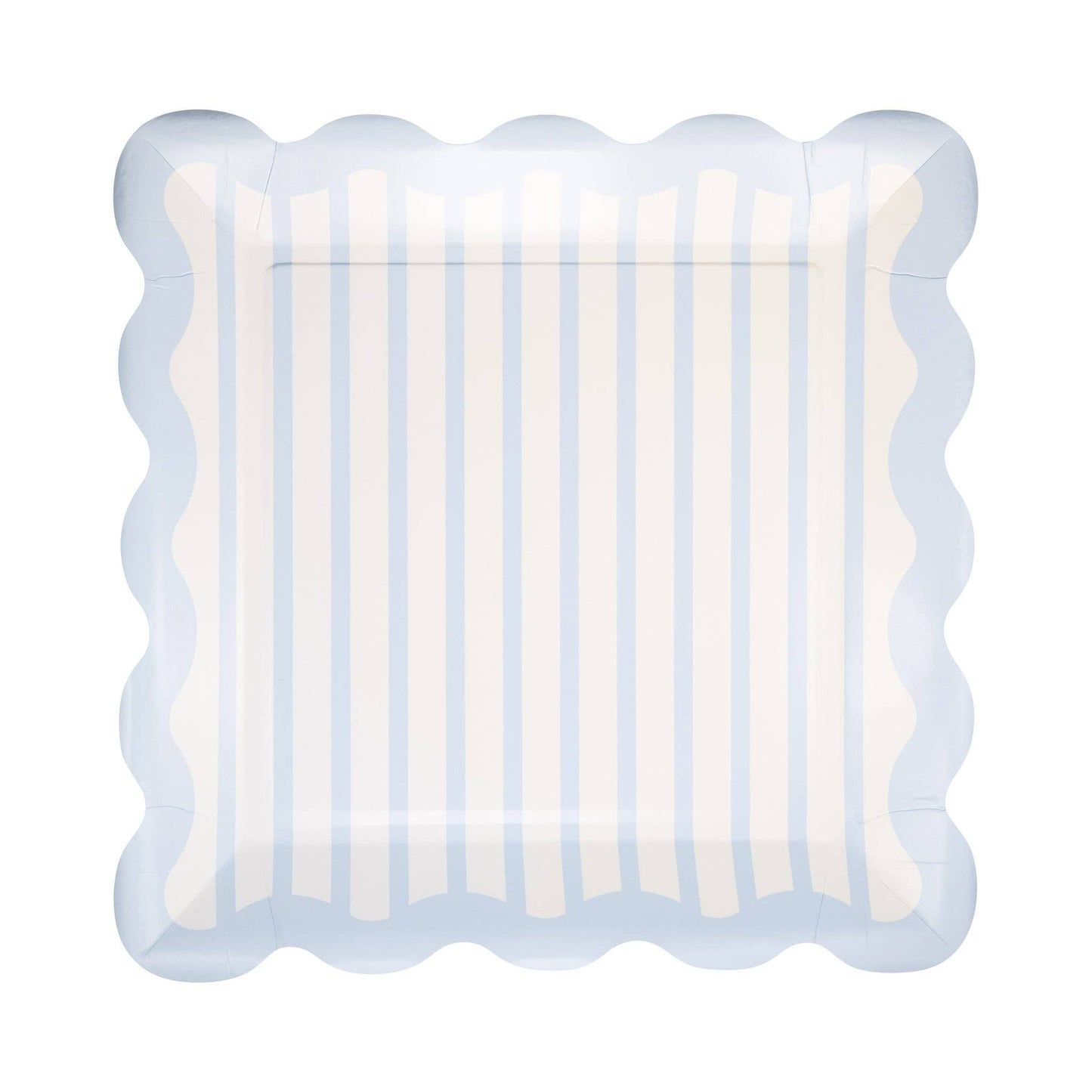 Blue Striped 10in Plates 8ct