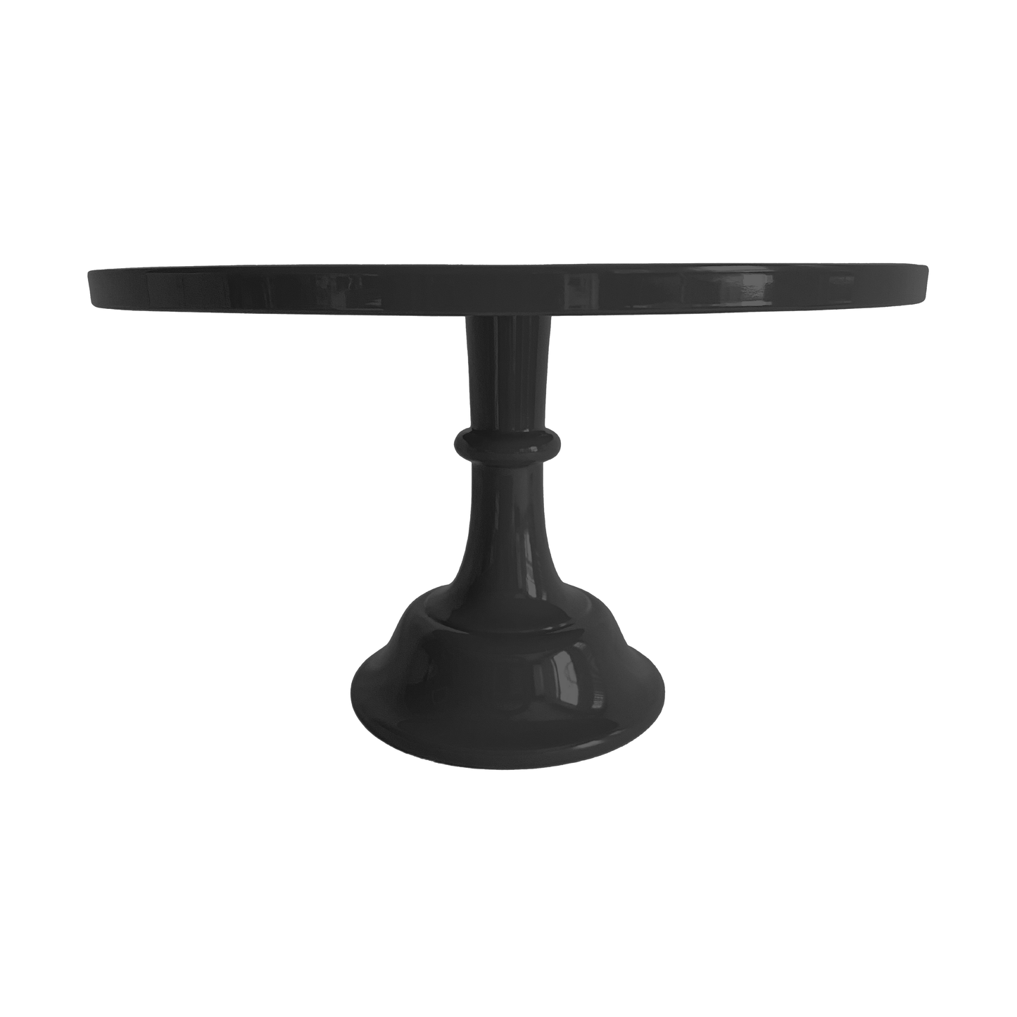 Black Melamine Pedestal Cake Stand