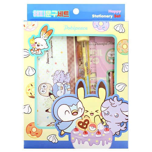 Pokémon Happy Stationery Set – PokéPeace Edition