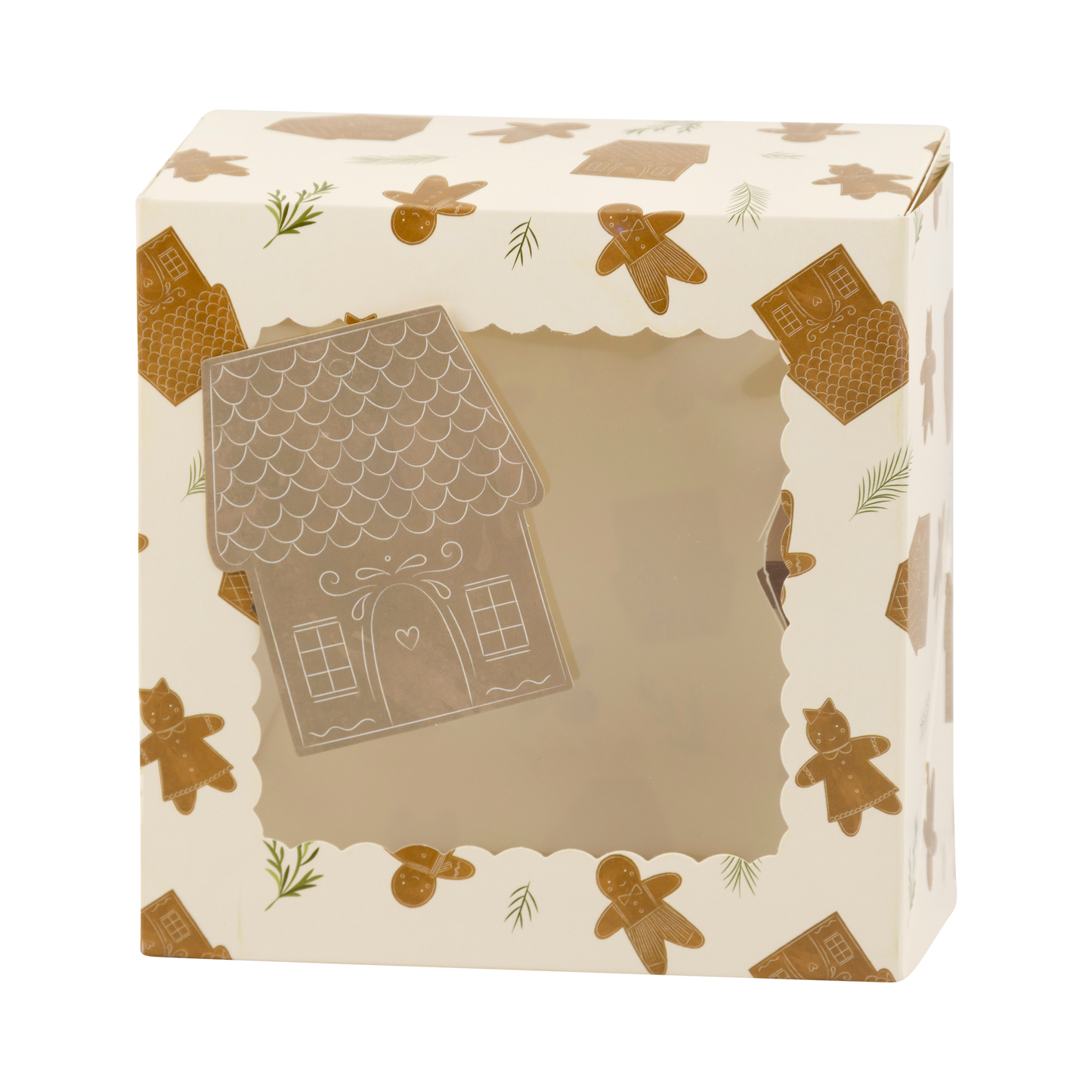Whimsy Gingerbread Cookie Boxes 6ct