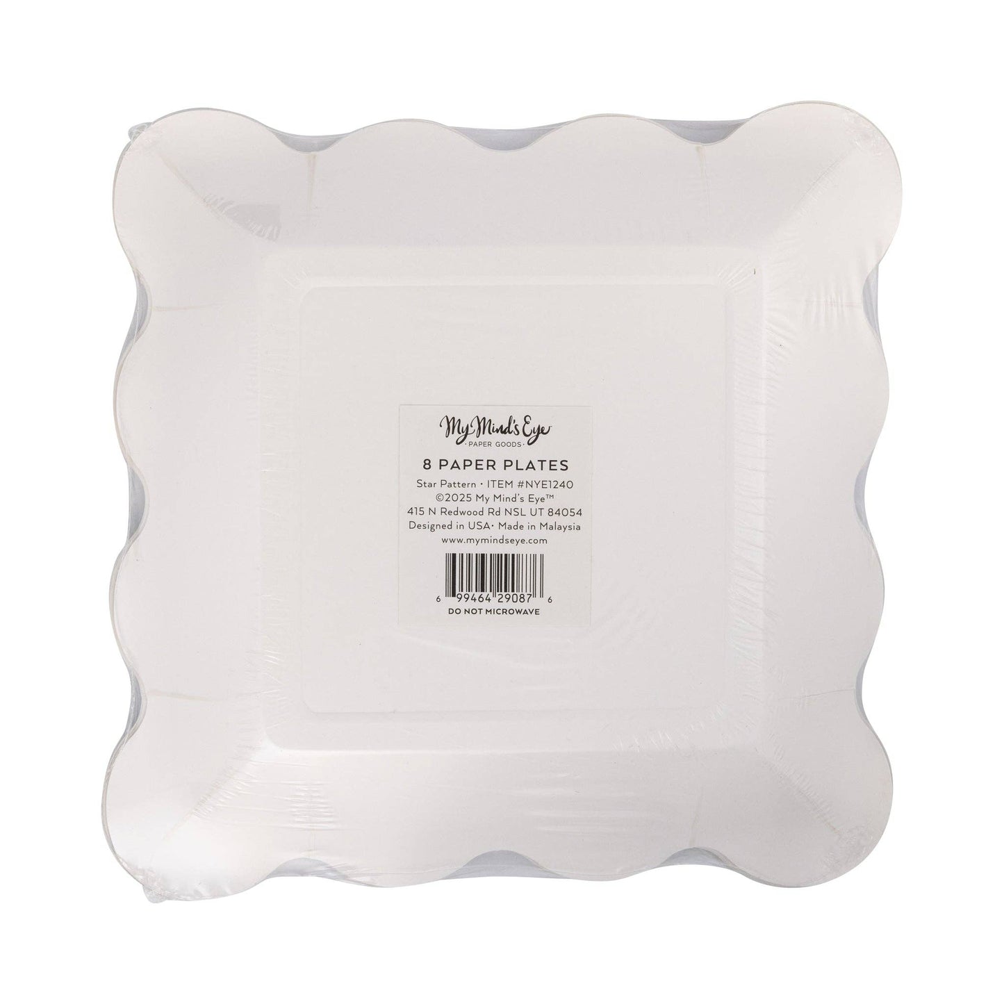Star Pattern 7in Plates 8ct