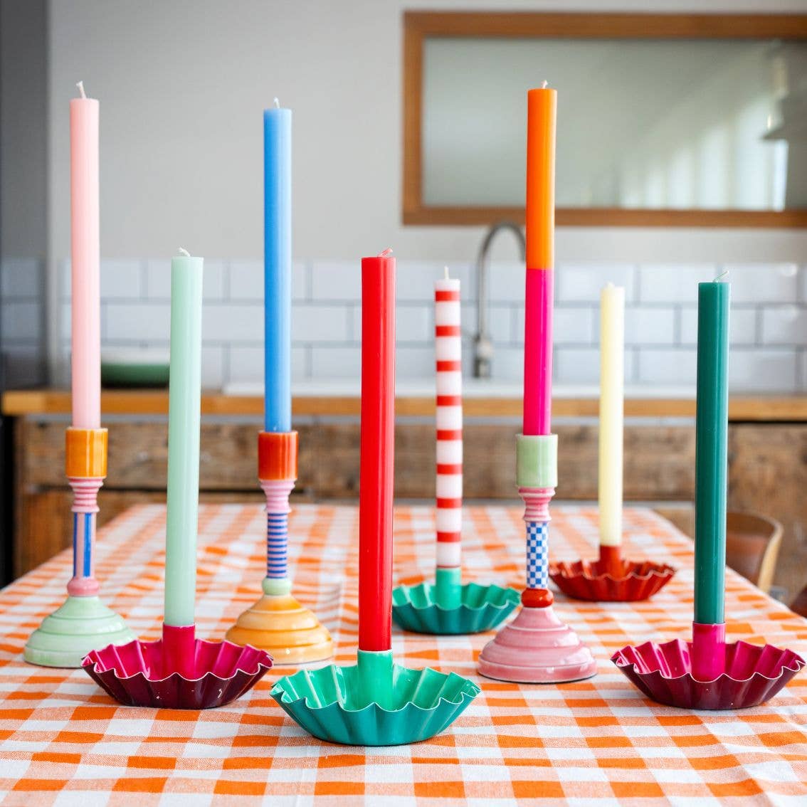 Blue 11in Taper Candle - 1 Candle