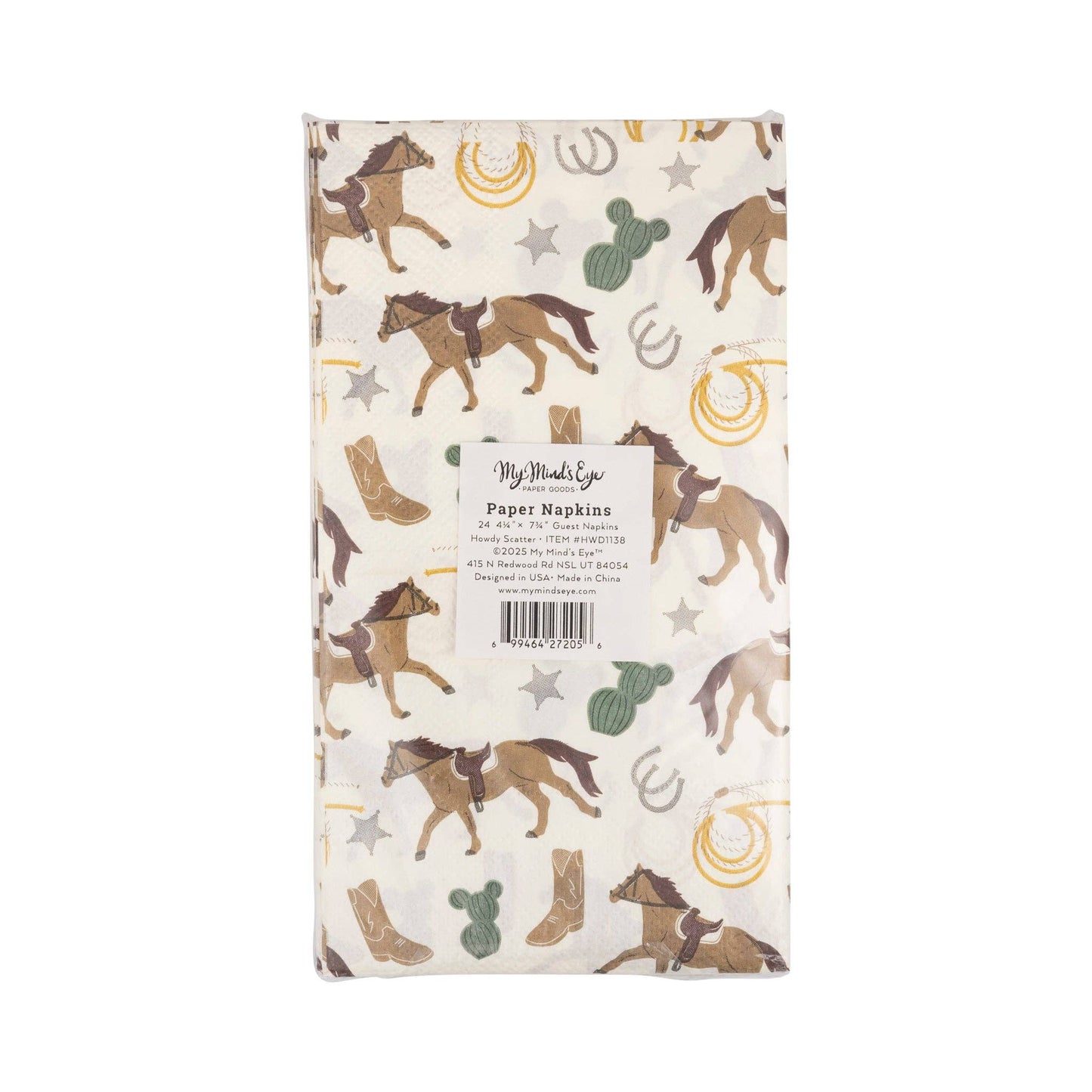 Western Paper Dinner Napkins 24ct