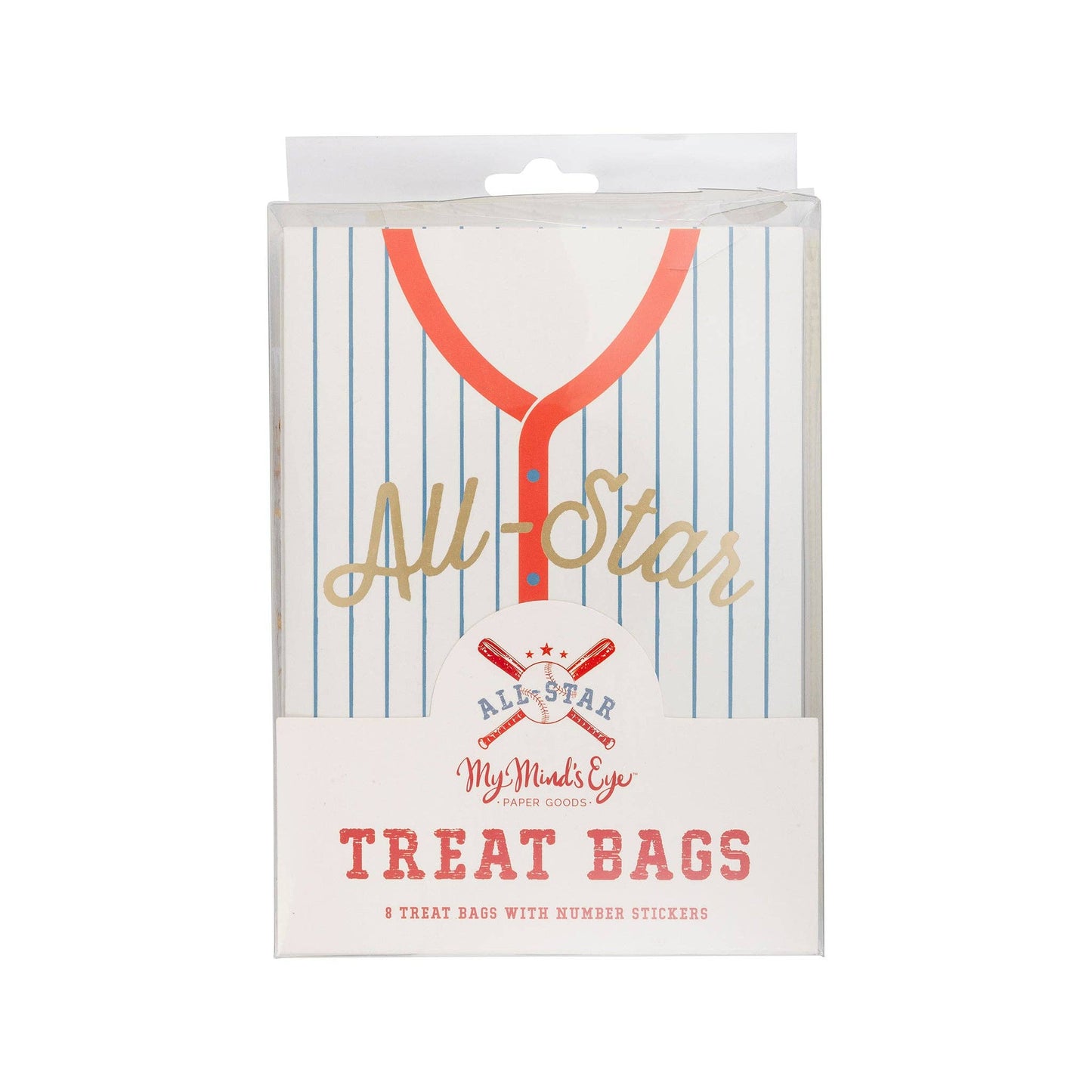 Baseball Treat Bags 8ct