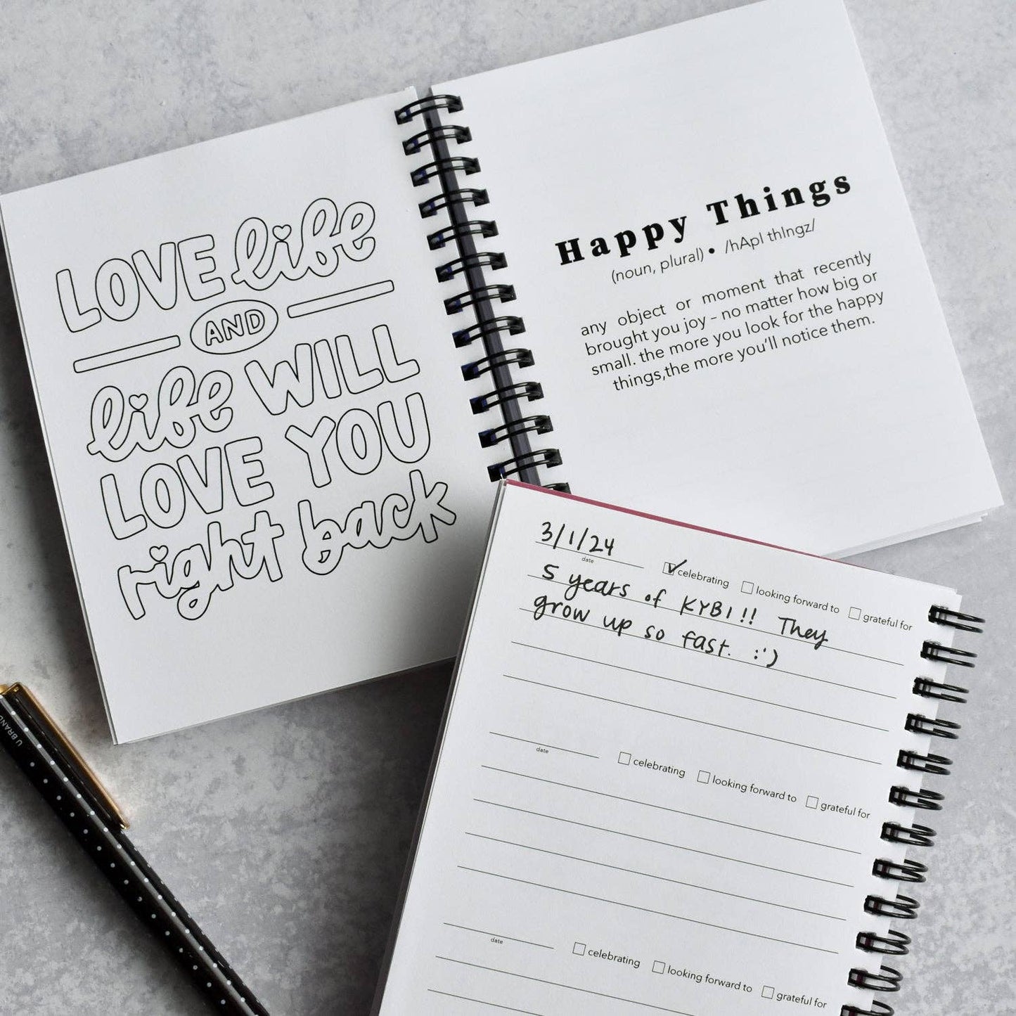 Hello / Happy Things Gratitude Journal