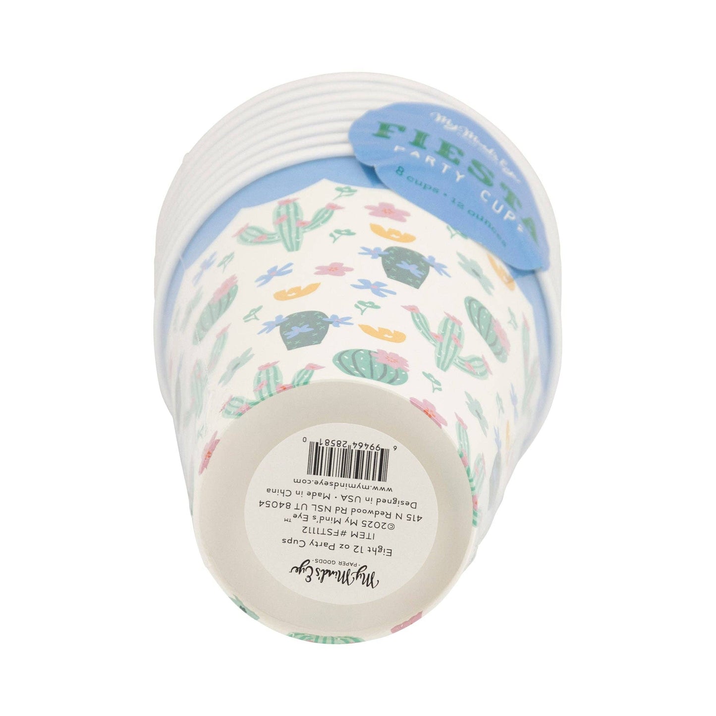 Fiesta Cacti Paper Cups 8ct