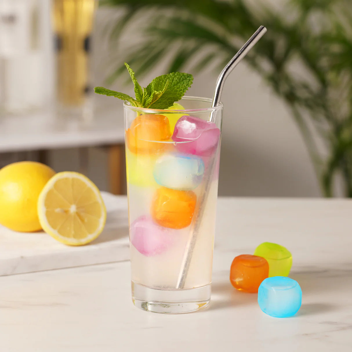 Chill Reusable Ice Cubes in Assorted Colors 16ct