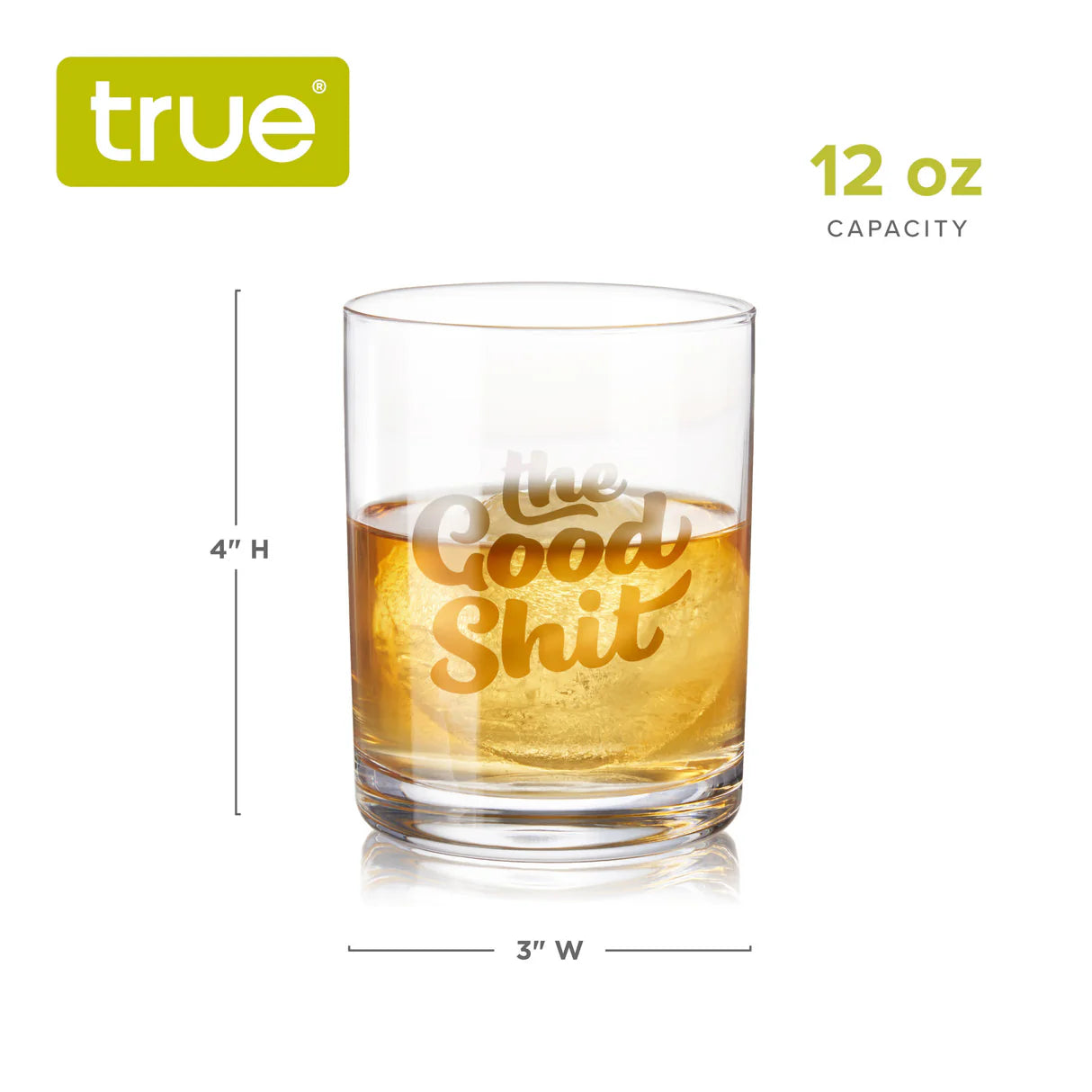 Double Old Fashioned Glass "The Good Shit"