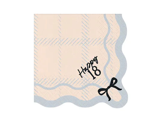 Happy 18th Napkins 12ct