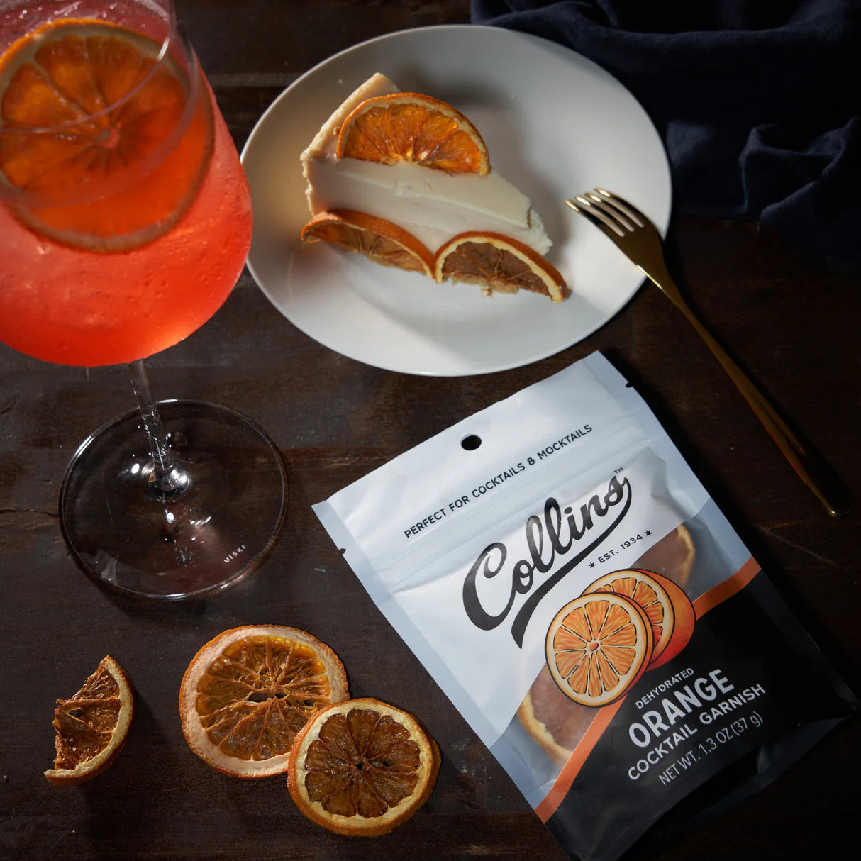 Dehydrated Orange Cocktail Garnish 1.3 oz