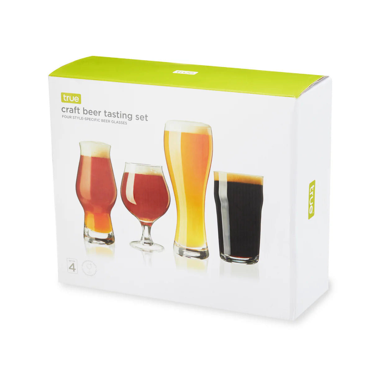 Craft Beer Tasting Set 4 Glasses