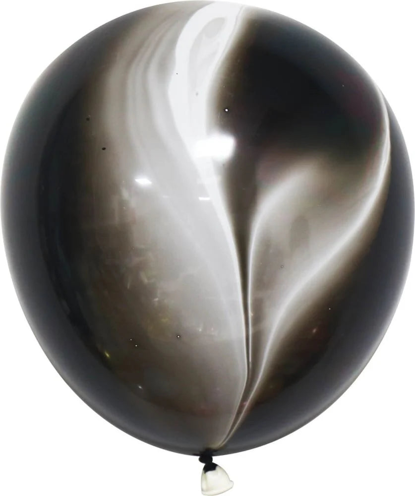 Black Marble 12in Balloon