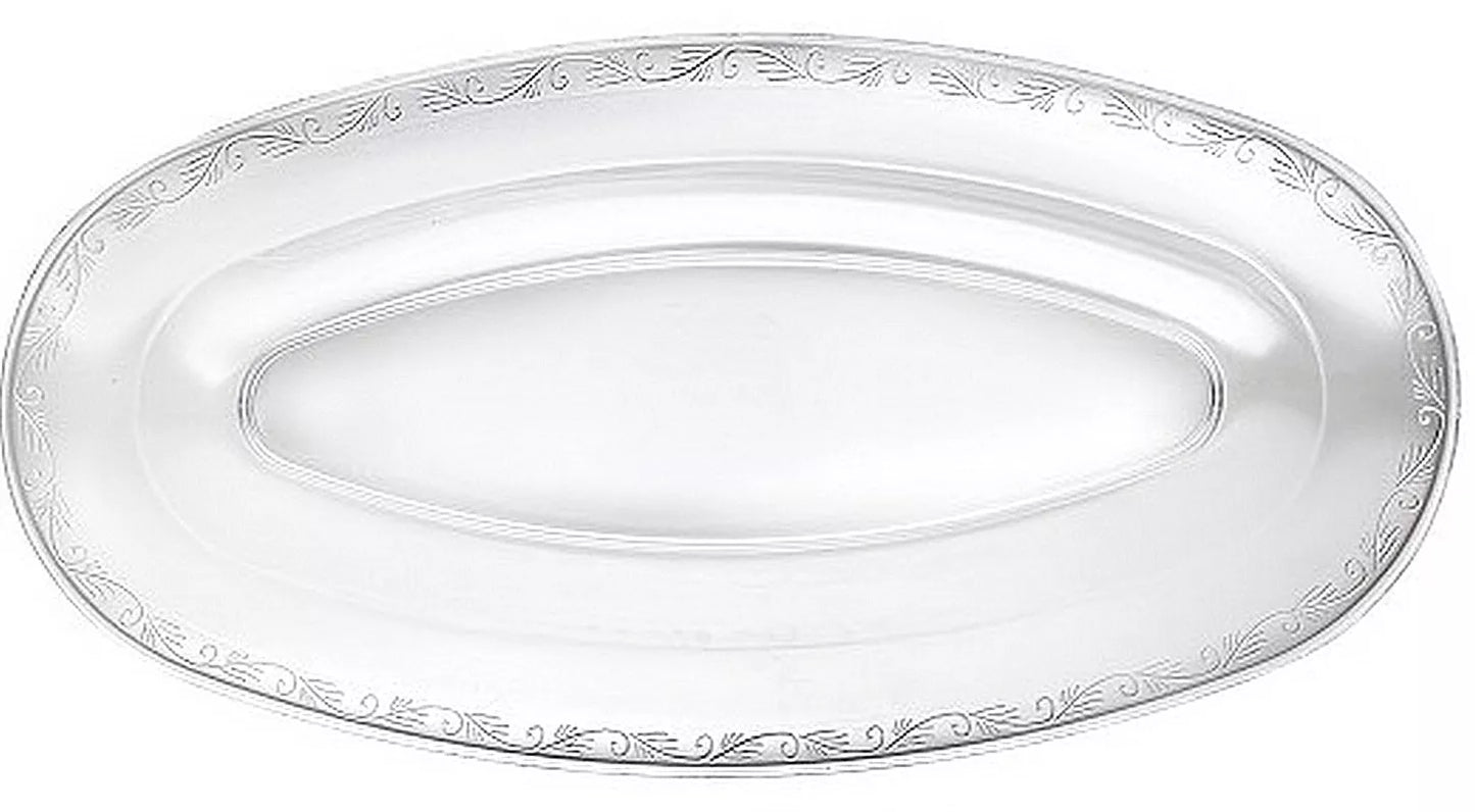 Clear Oval Trays