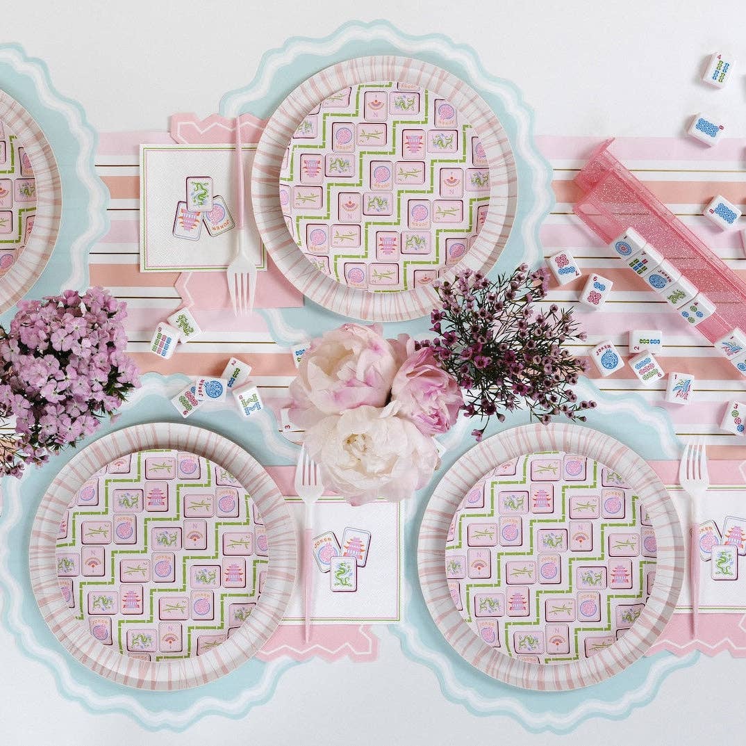 Mahjong Dessert Plates 8ct