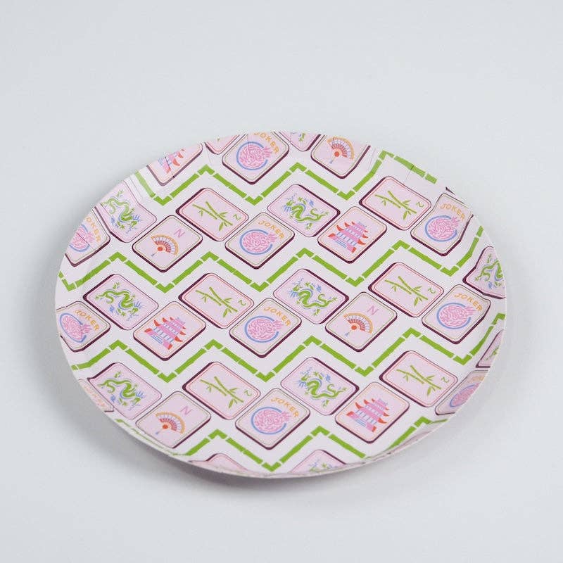 Mahjong Dessert Plates 8ct