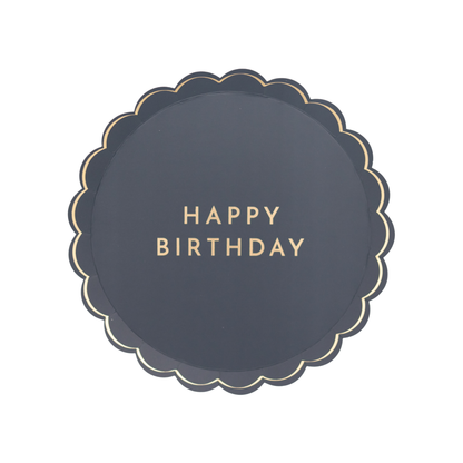 MIDNIGHT BLUE SIGNATURE HAPPY BIRTHDAY SMALL PLATES