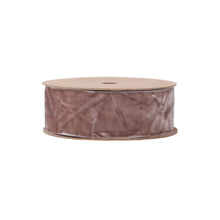 1" Crushed Velvet | Champagne | 10 Yard Roll