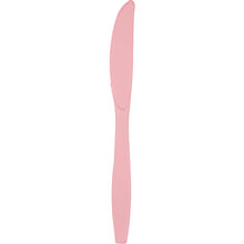 Pink Plastic Knives 24ct