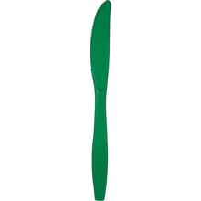Green Plastic Knives 24ct