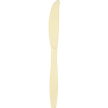 Vanilla Creme Plastic Knives 24ct