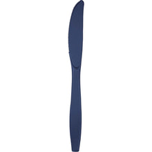 Navy Blue Plastic Knives 24ct