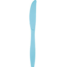 Pastel Blue Plastic Knives 24ct