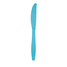 Bermuda Blue Plastic Knives 24ct