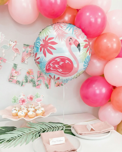 S50 Flamingo Tropical 17in Balloon