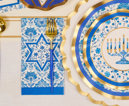 Hannukah Toile Guest Towels/20pk