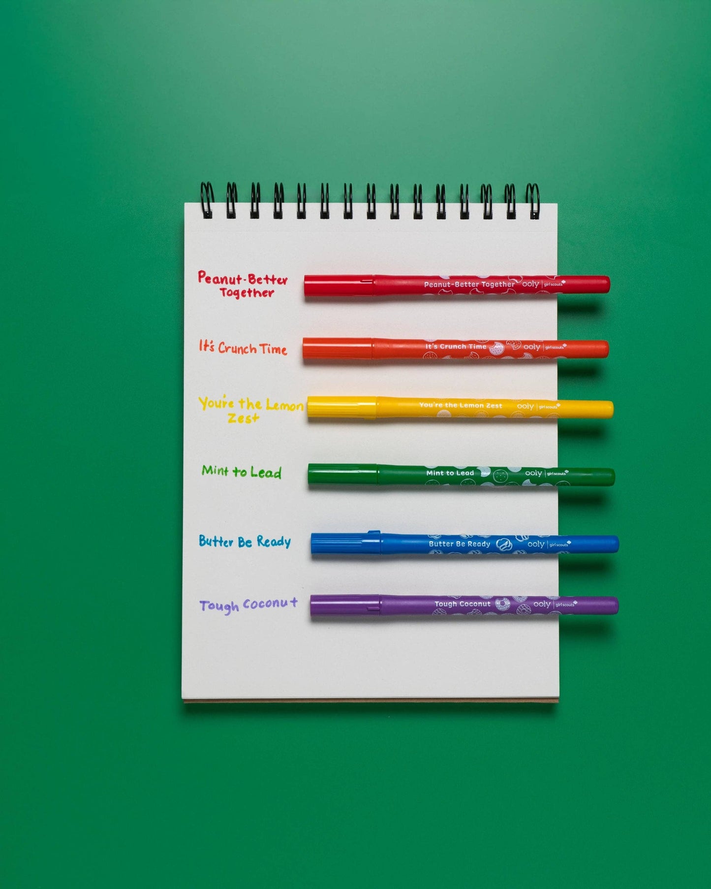 OOLY x Girl Scouts: Cookie Scented Markers (Set of 6)