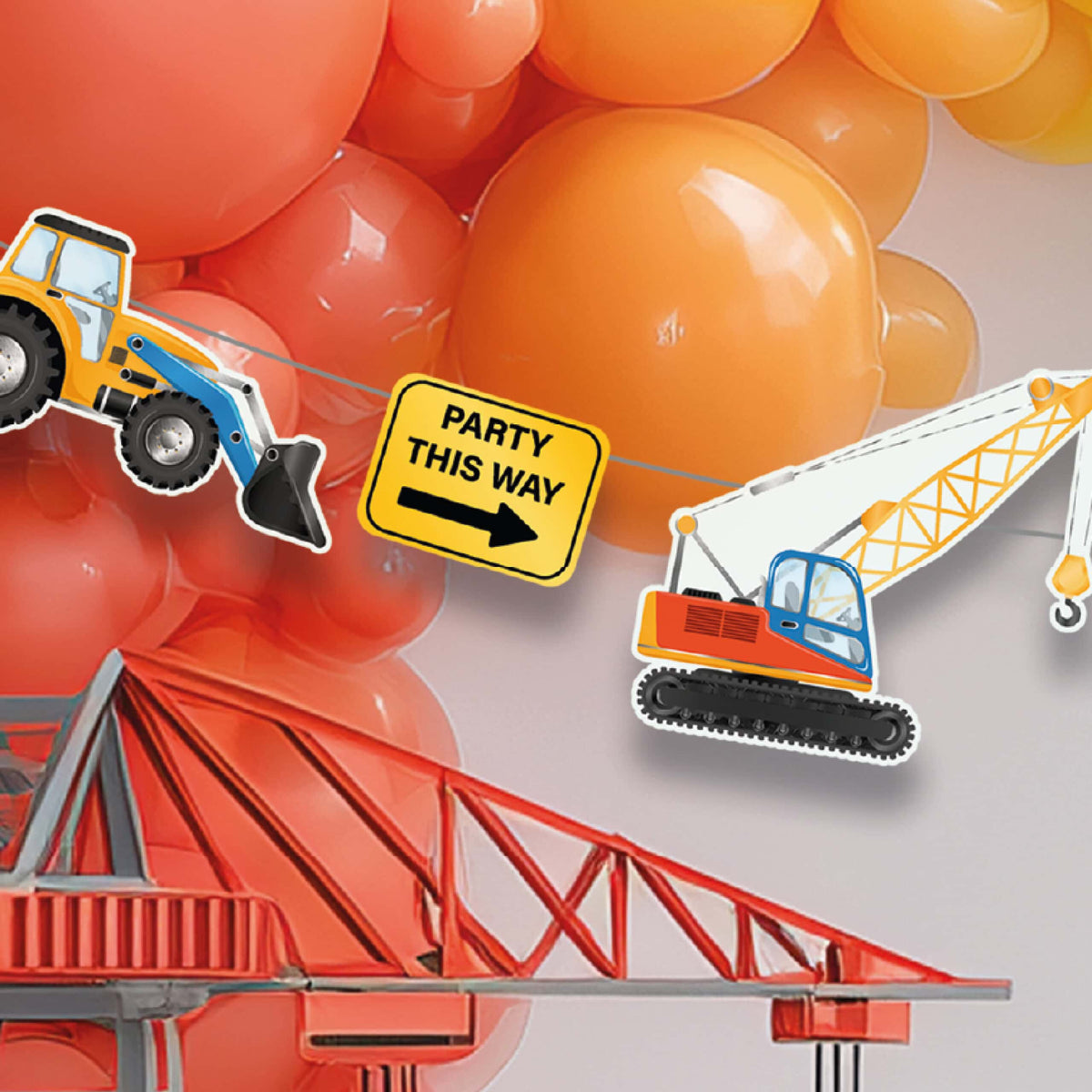 Construction Party Banner – Kids Party Decor
