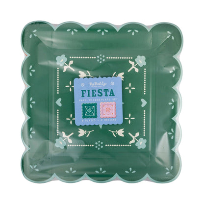 Fiesta Papel 10in Plates 8ct