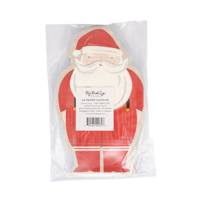 Santa Claus Dinner Napkin 24ct