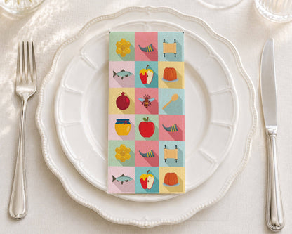 High Holiday Icons - Printed Guest Towel