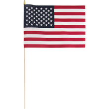 American Cloth Flag, 12" x 18" (Made in USA)
