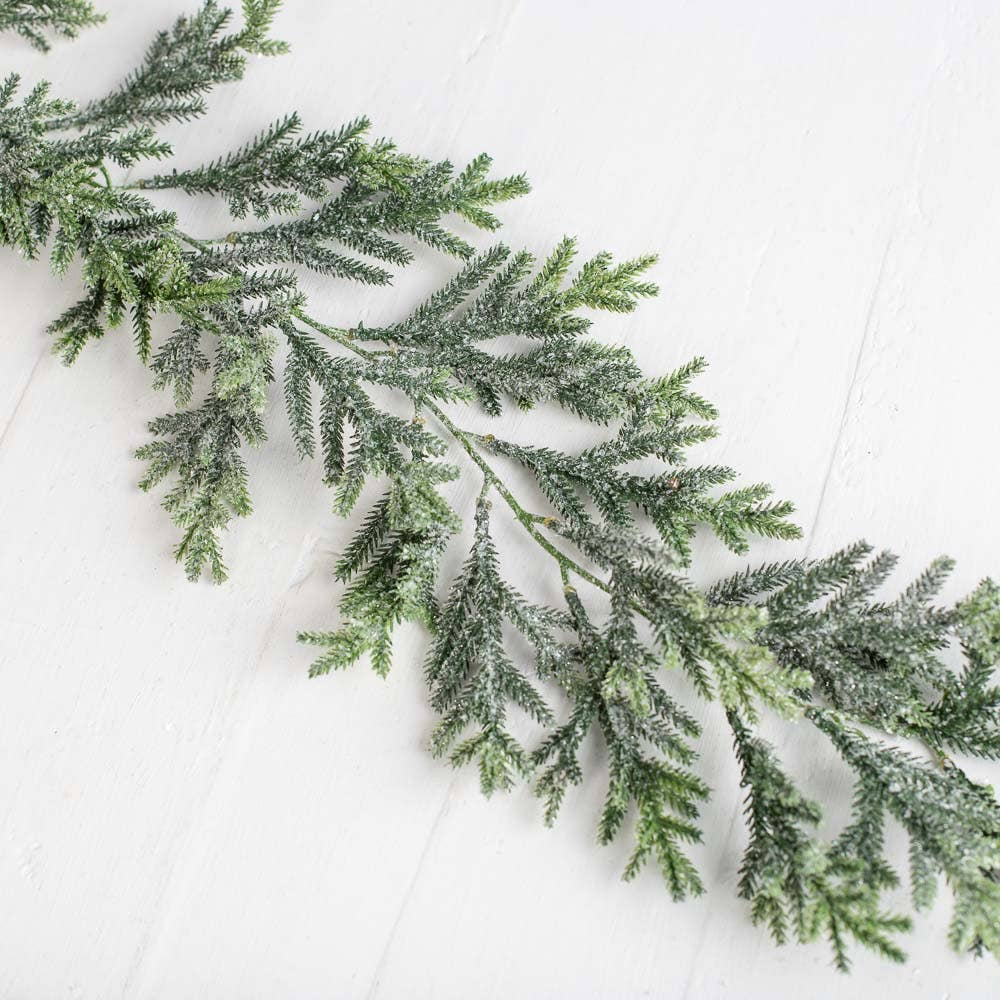 72" Artificial Frosted Frasier Fir Garland