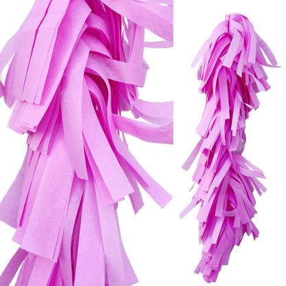 Fringed Tissue Balloon Tassel ( Solid Colors)