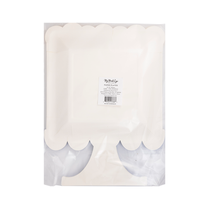 Cake Shaped Paper Plates 12ct