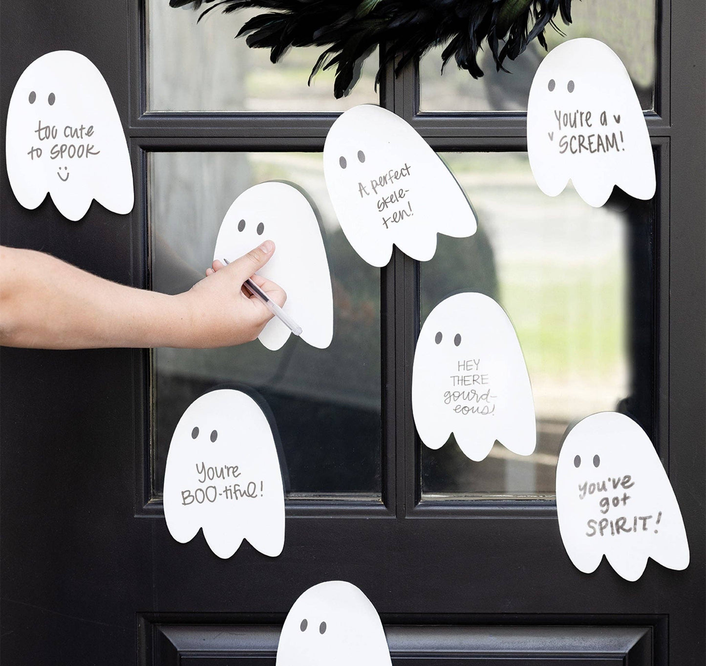 Ghost Shaped Jumbo Sticky Notes 30ct