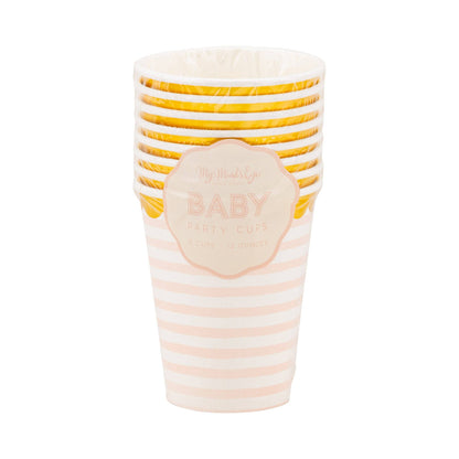 Baby Pink Party Cups 8ct