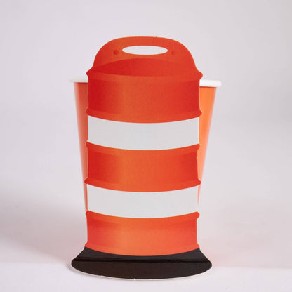 Construction Barricade Paper Cups – 9 oz Disposable