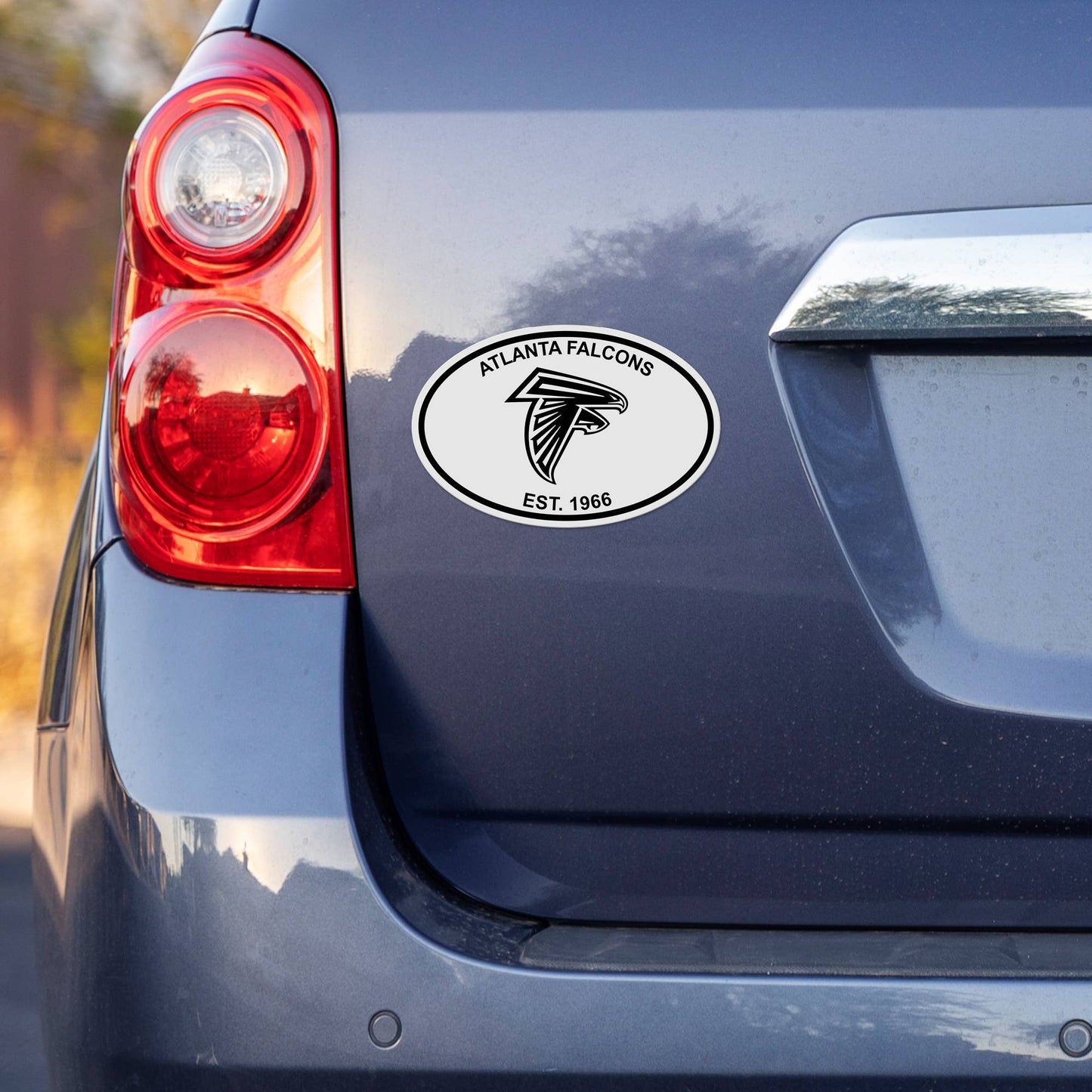 NFL  Philadelphia Eagles  Black and White Oval Sticker