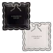 Bow Congrats Grad Paper Plate Set (8ct)
