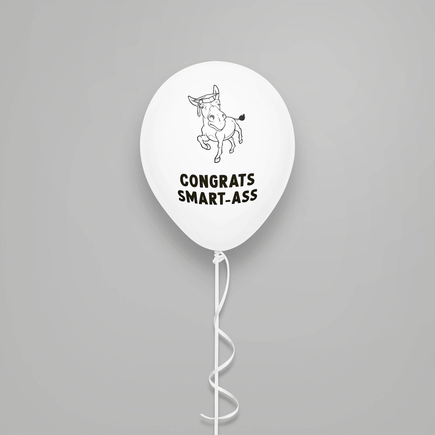 Congrats Smart Ass Latex Balloon