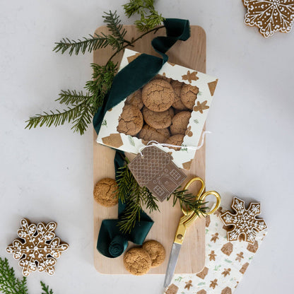 Whimsy Gingerbread Cookie Boxes 6ct
