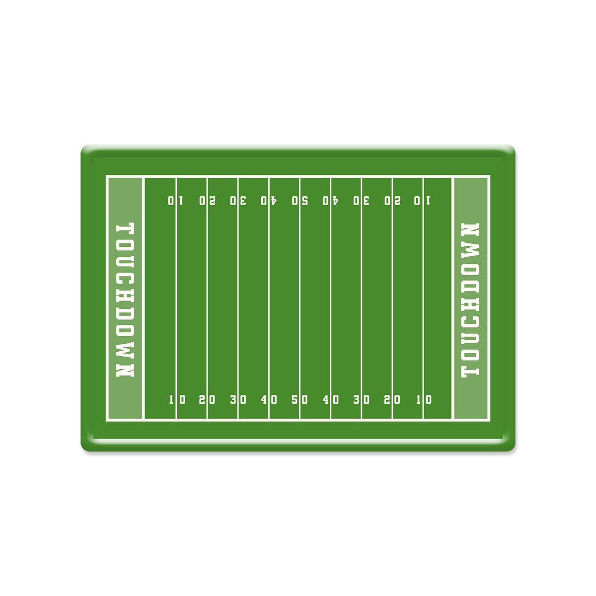 Football Field Paper Platter 12x17 (6 ct)