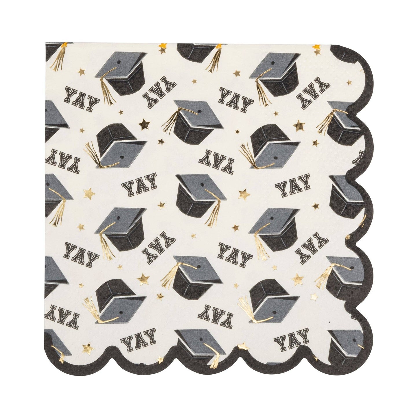 Yay Cap Pattern Cocktail Napkins 18ct