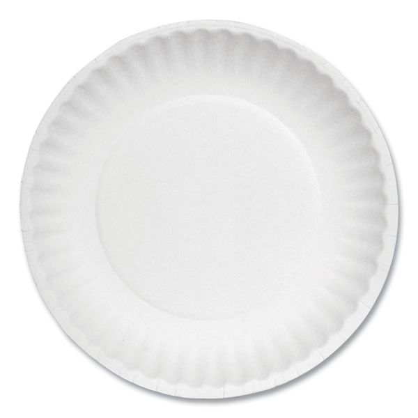 9in Uncoated Paper Plates 100ct