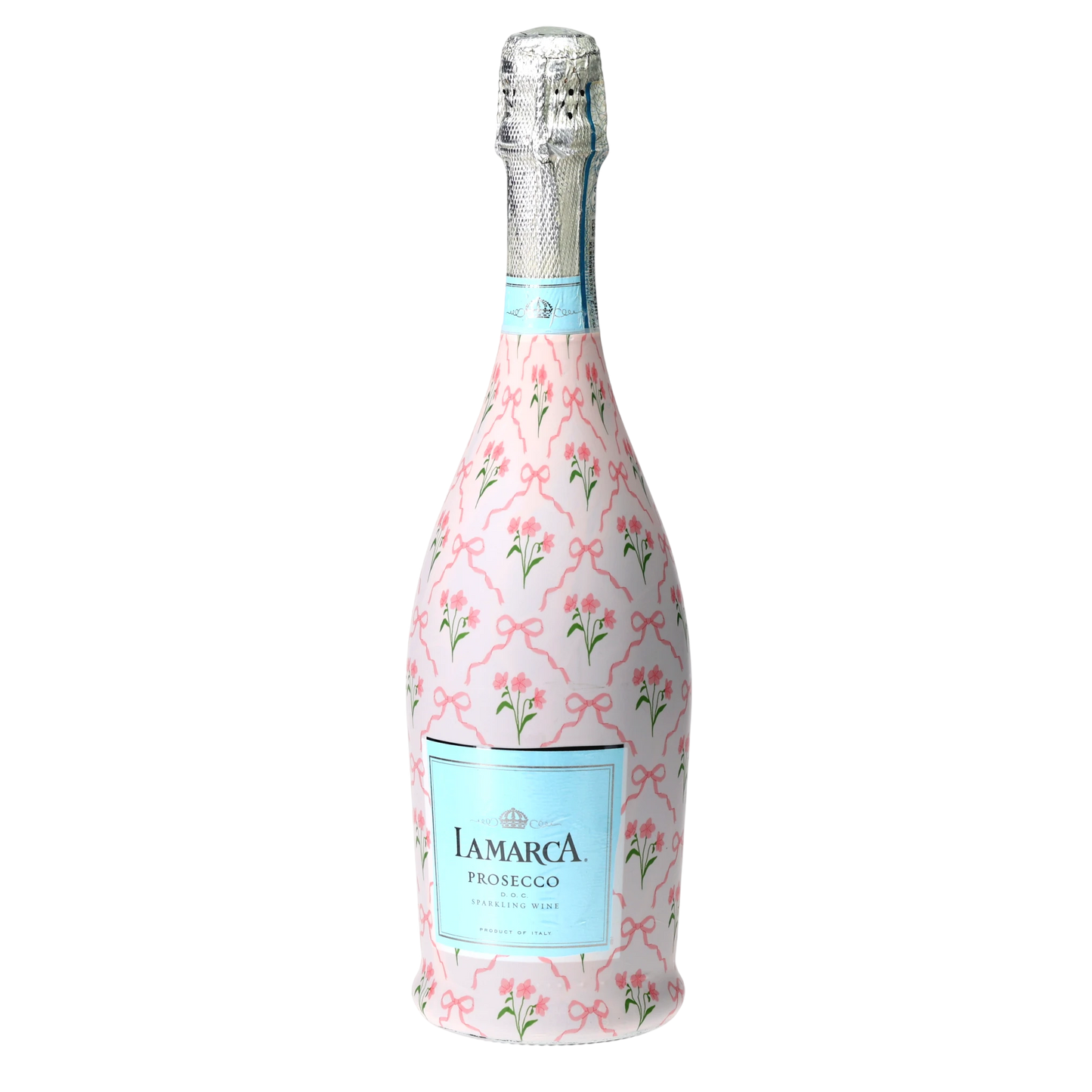 Beau Bottle Pink Bows and Blossoms - Prosecco Collection