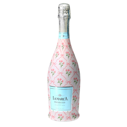 Beau Bottle Pink Bows and Blossoms - Prosecco Collection
